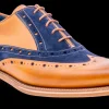 Abingdon - Cedar Calf/Navy Suede