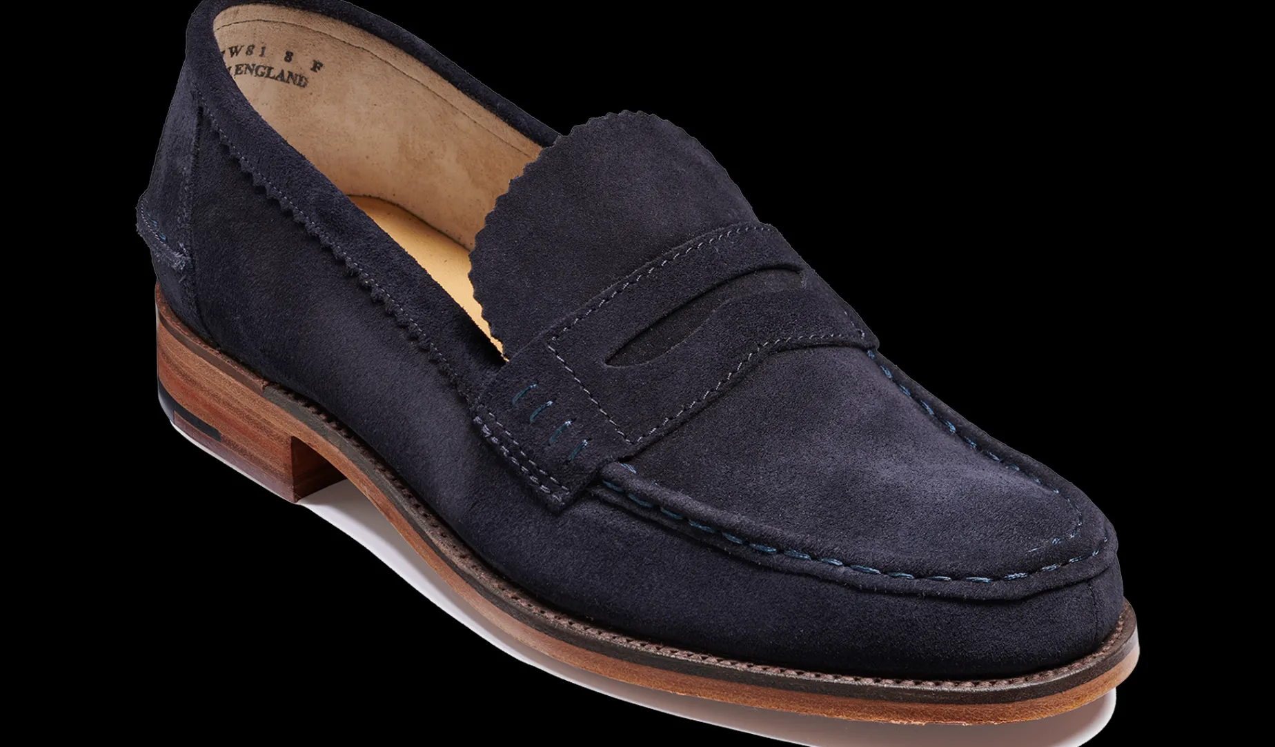 Caruso - Navy Suede
