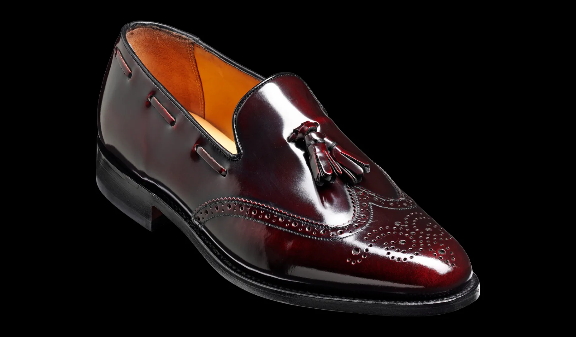 Clive - Burgundy Hi-Shine