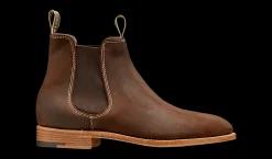 Gina - Mid Brown Waxy Suede