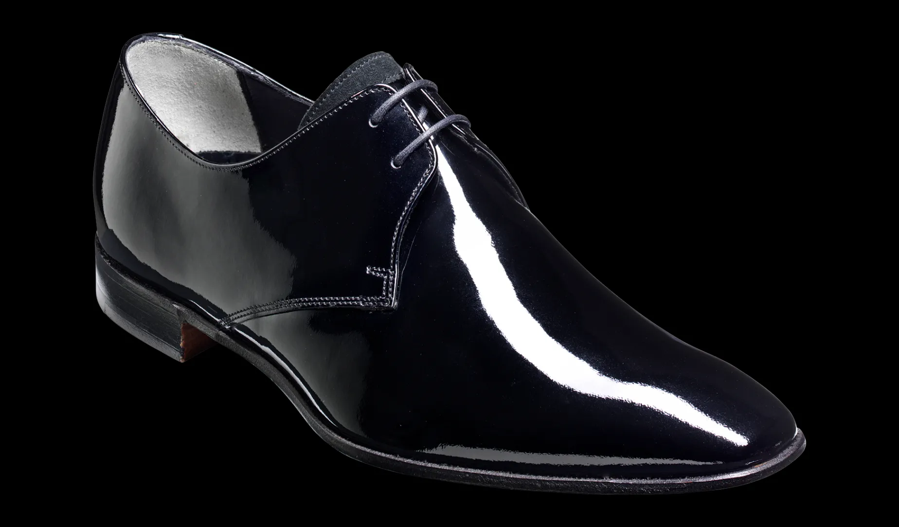 Goldington - Black Patent / Suede