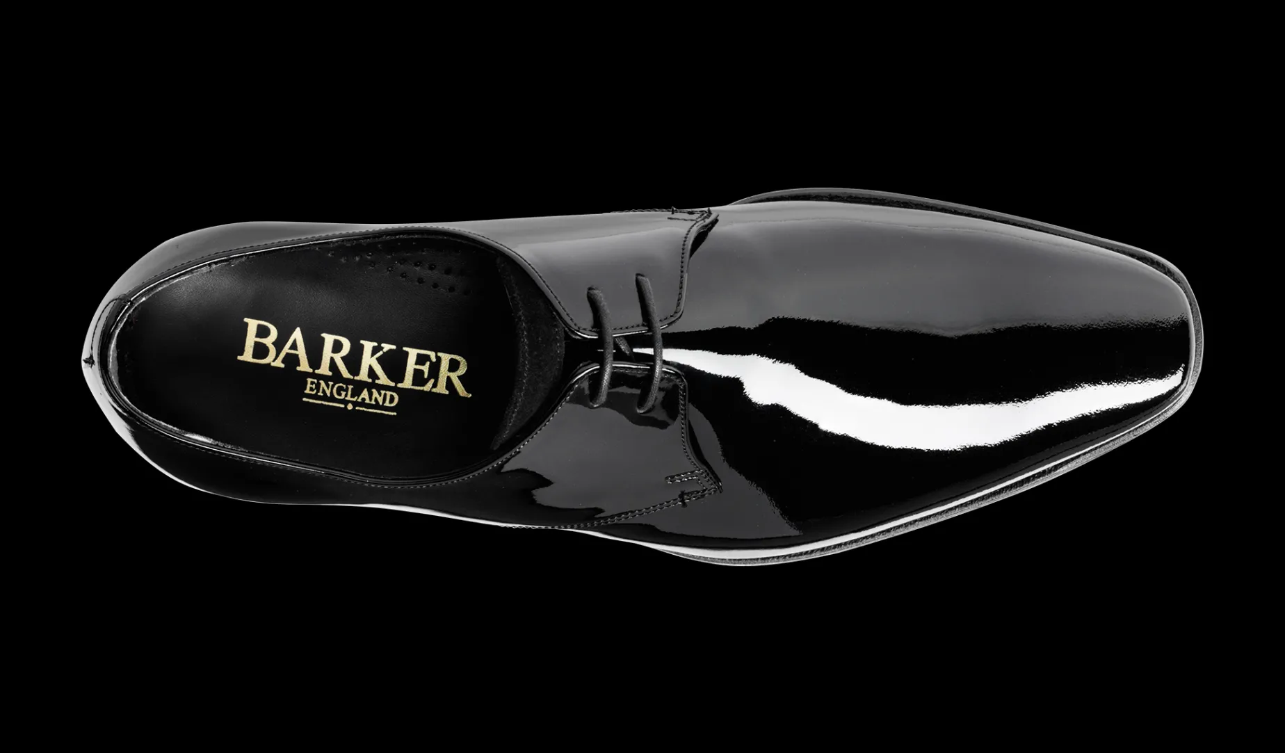 Goldington - Black Patent / Suede