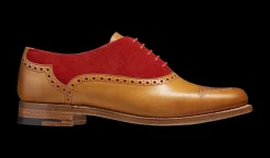 Gwen - Cedar Calf / Red Suede