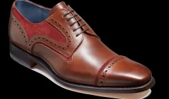 Haig - Walnut Calf / Burgundy Suede