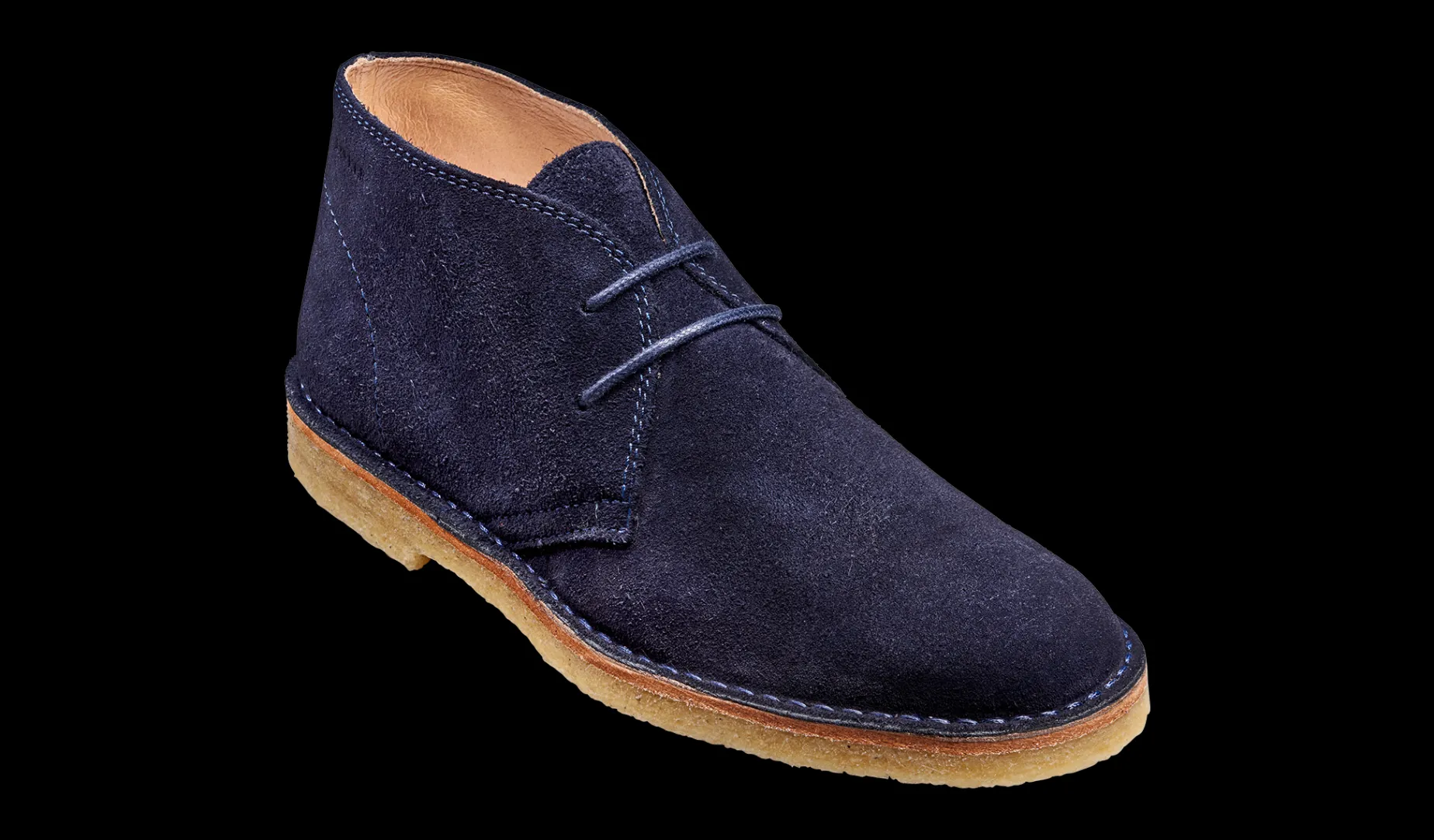 Monty - Navy Suede