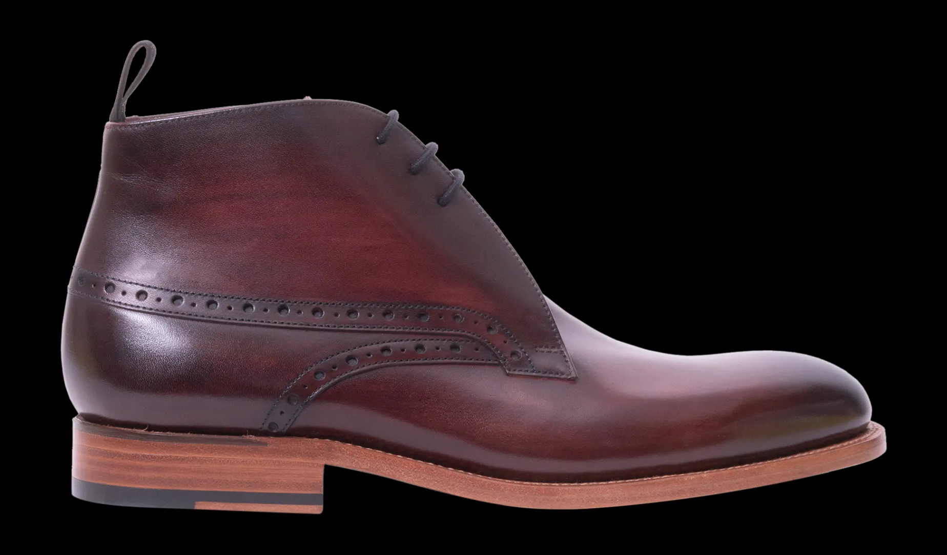 Tyne - Hand Brushed Burgundy