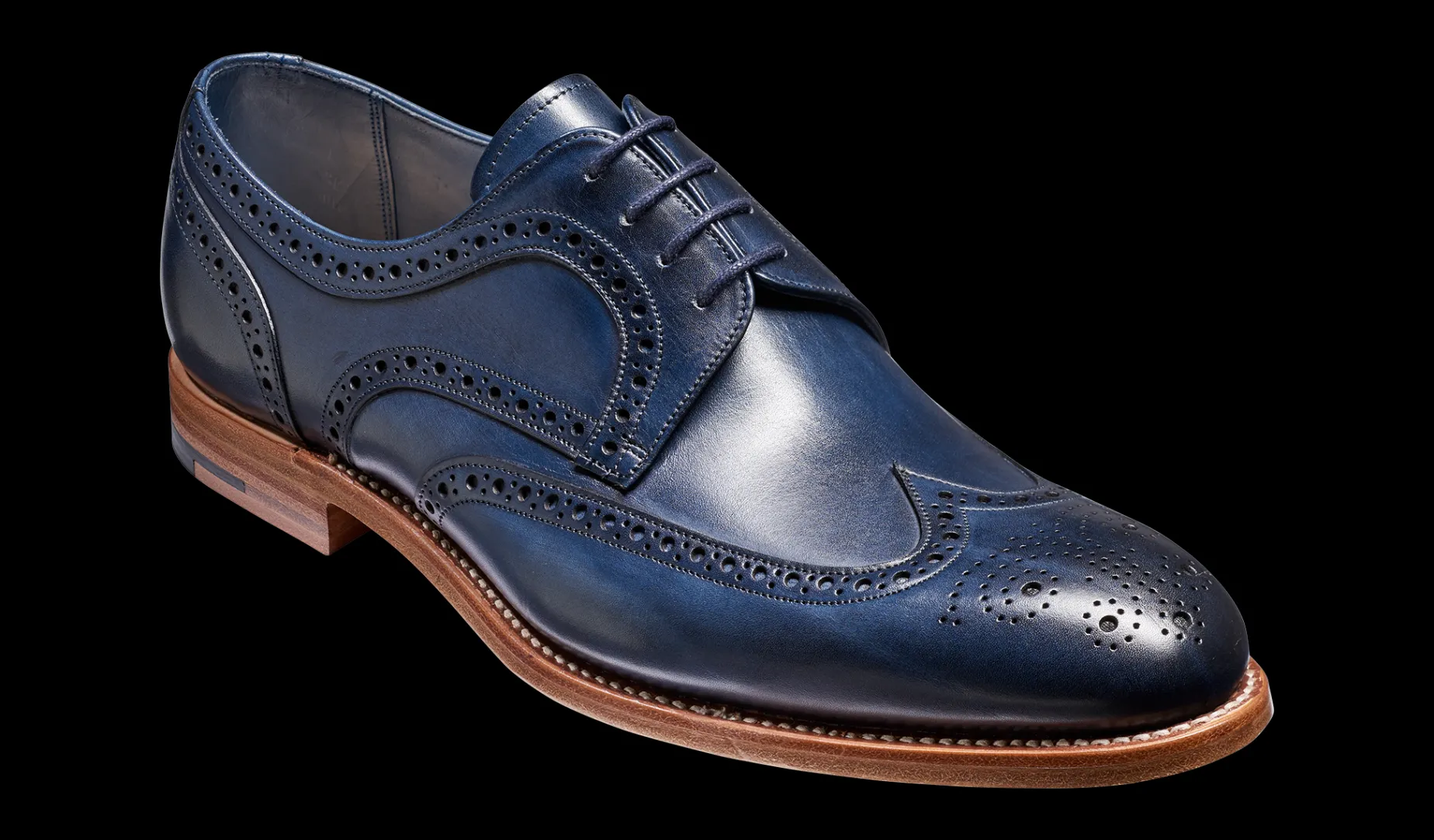 Victor - Navy Hand Painted